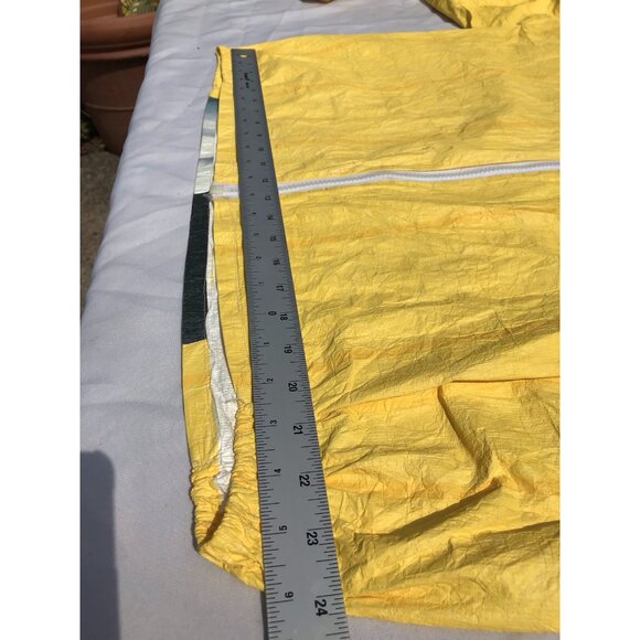 Vtg 90s Joe Camel Cigarettes Zip Advertising Jacket Yellow Promo Cigarettes L XL - Picture 8 of 16